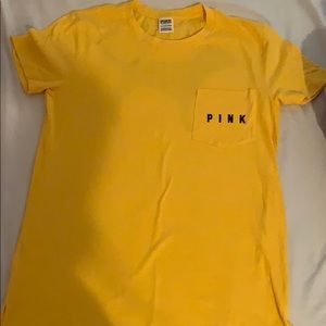 Pink top XS. Never worn but no tags